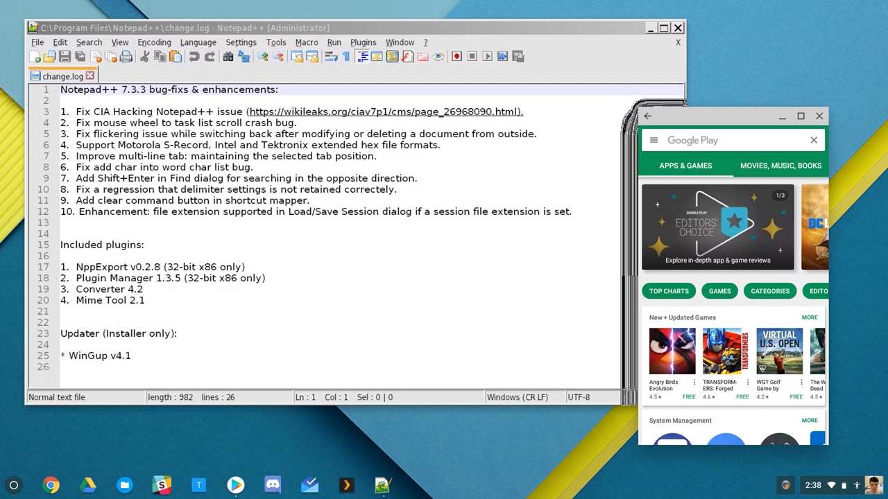 CrossOver on Chrome OS Beta 3