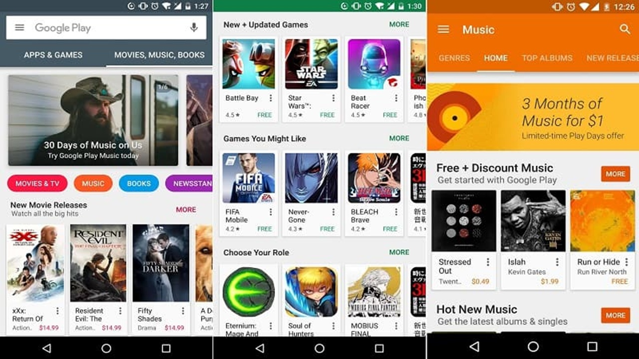 Google Play Mod 1